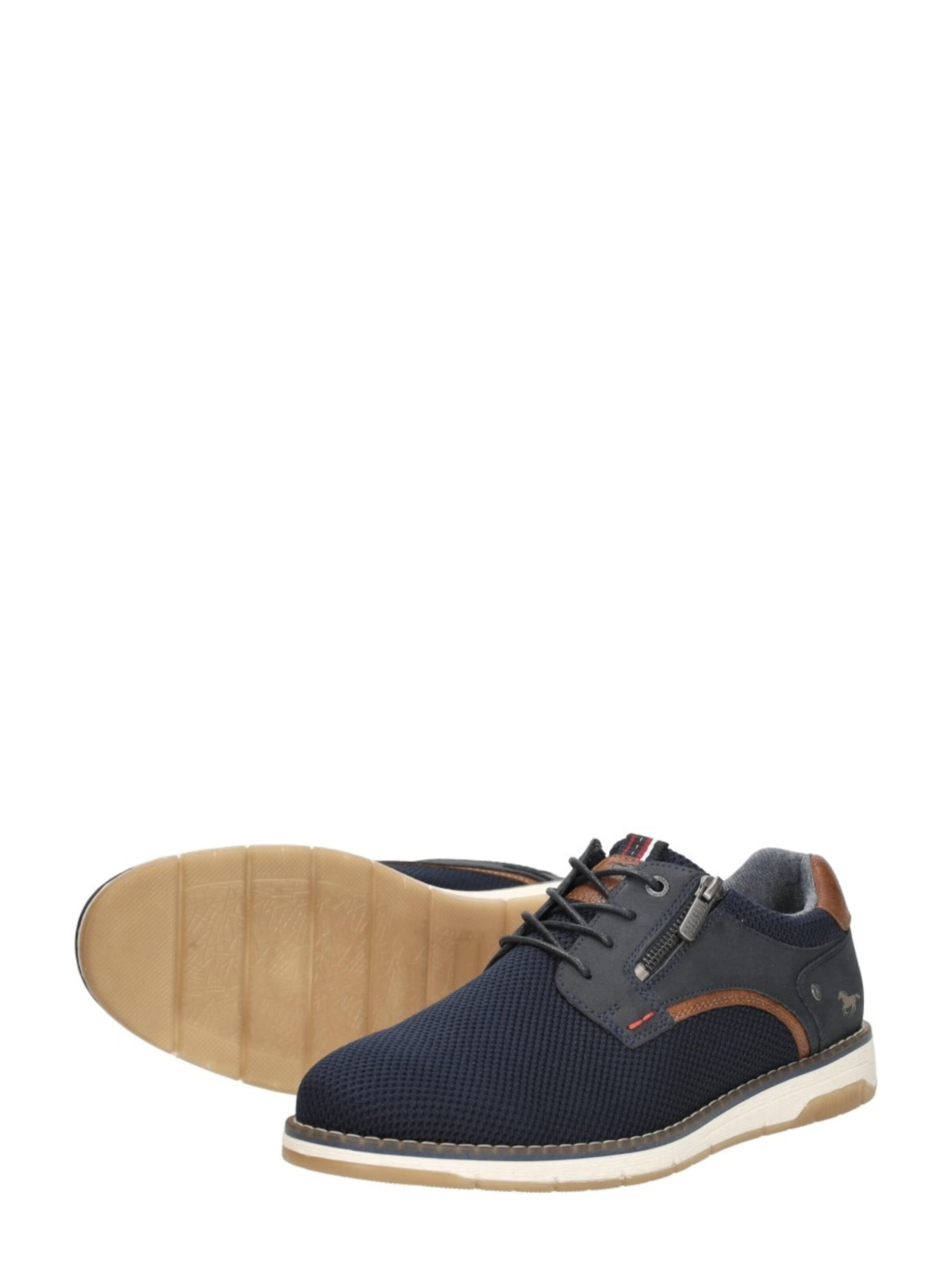 MUSTANG Veterschoen in Blauw