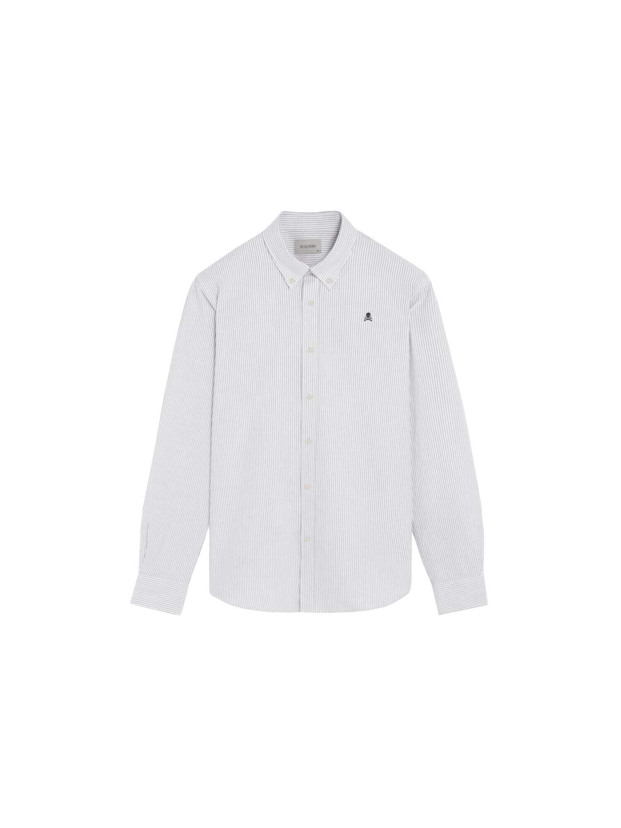 Slim fit Camicia di Scalpers in bianco: frontale
