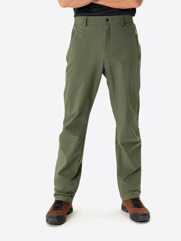 VAUDE Regular Outdoor trousers 'Farley' in Green: front