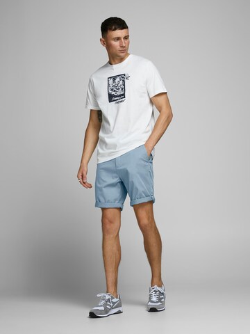 JACK & JONES Normální Chino kalhoty 'BOWIE' – modrá