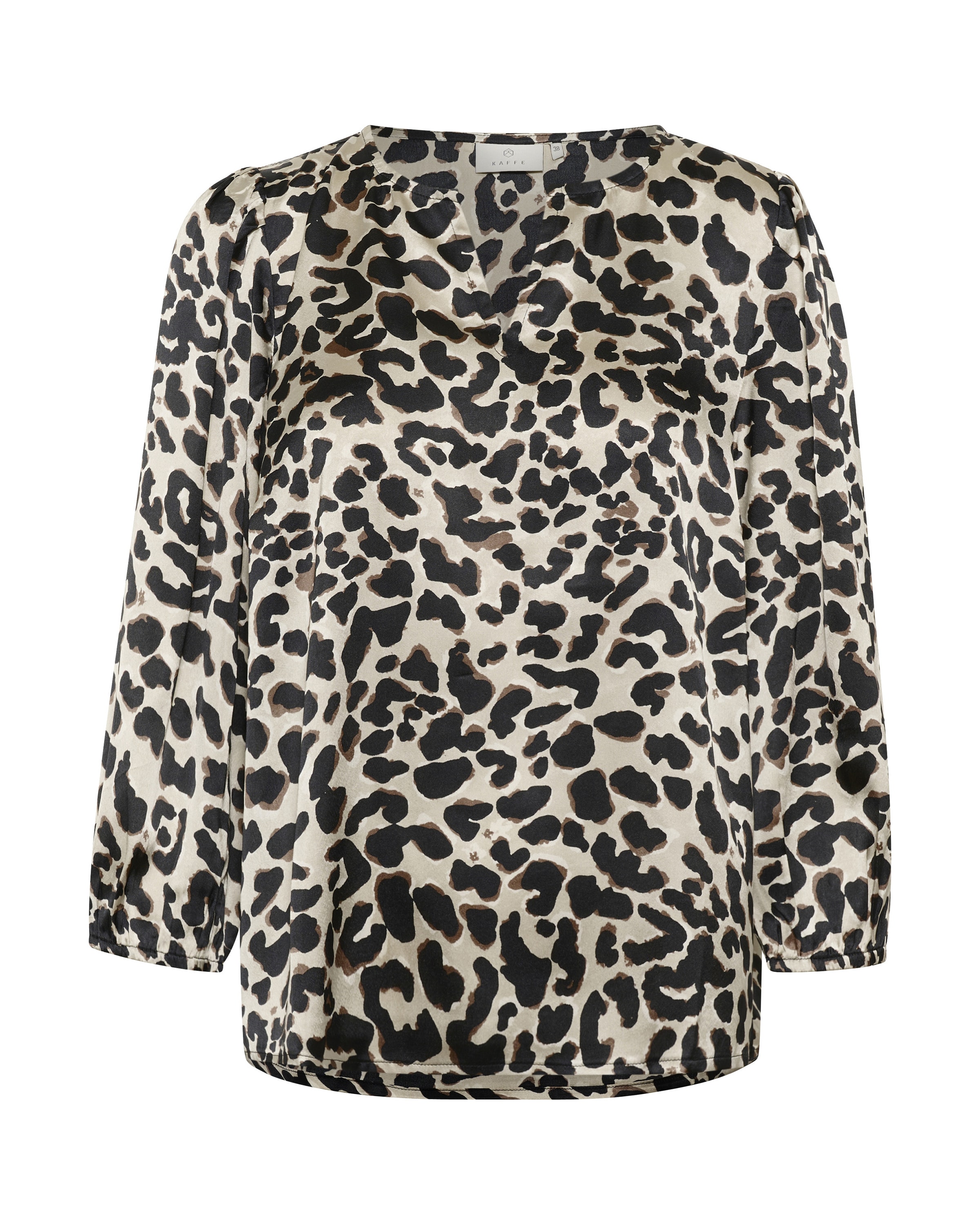 Kaffe Bluse 'KAmagda' i brun: forside