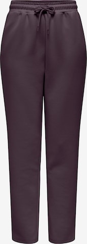 Pantaloni sportivi 'ONPLOUNGE' di ONLY PLAY in lilla: frontale