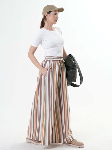 Baggy Pantalon Metamorphoza en mélange de couleurs