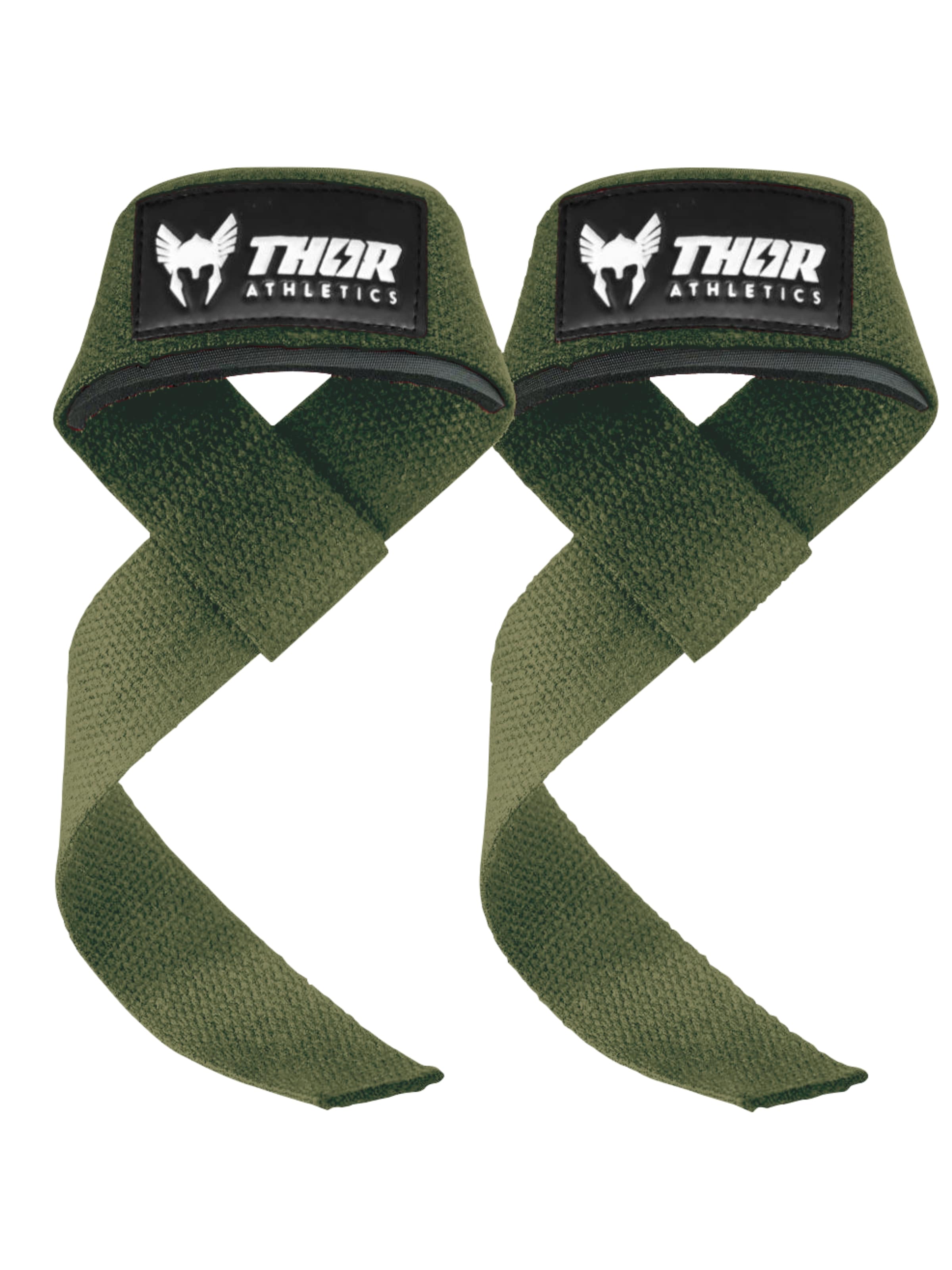 Thor Athletics Fitness equipment 'Lifting Straps' in Dark green, Item view