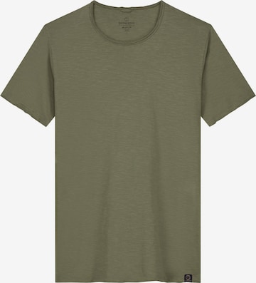 Dstrezzed T-Shirt 'The Mc. Queen' in Grün: Vorderseite