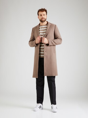 TRAPP Shirt 'Dennis' (GOTS) in Braun