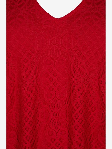 Zizzi Blouse 'Dindy' in Rood