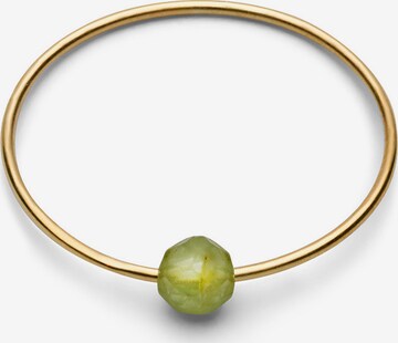 Inele 'Birthstone August - Peridot' de la Jukserei pe auriu: față