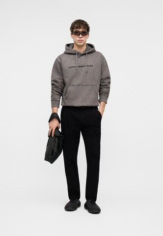 Felpa di ALPHA INDUSTRIES in grigio