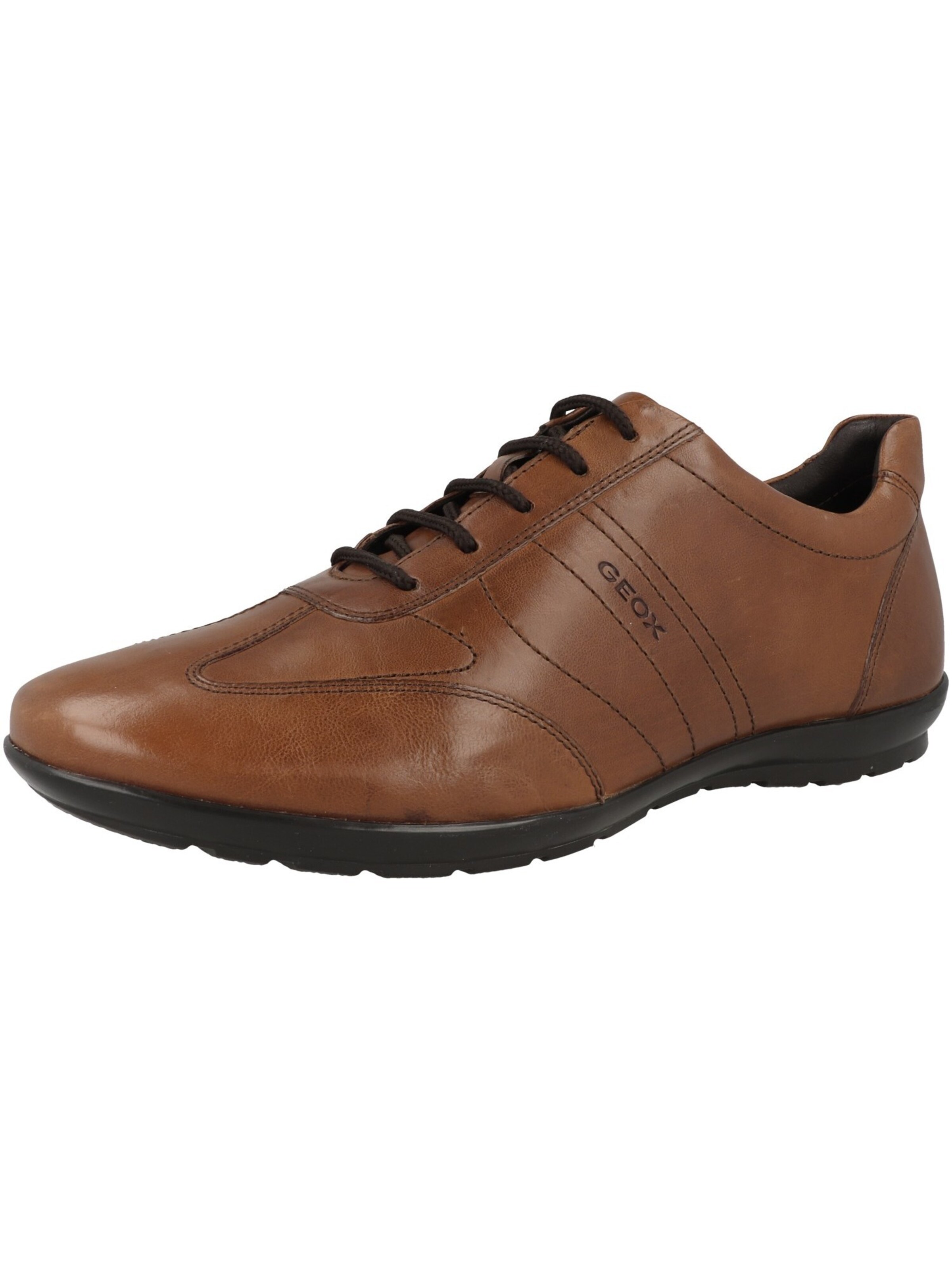 GEOX Schnürschuh 'Symbol' in Braun: Vorderseite