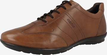 GEOX Veterschoen 'Symbol' in Bruin: voorkant