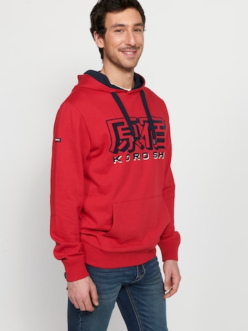 Sweat-shirt KOROSHI en rouge