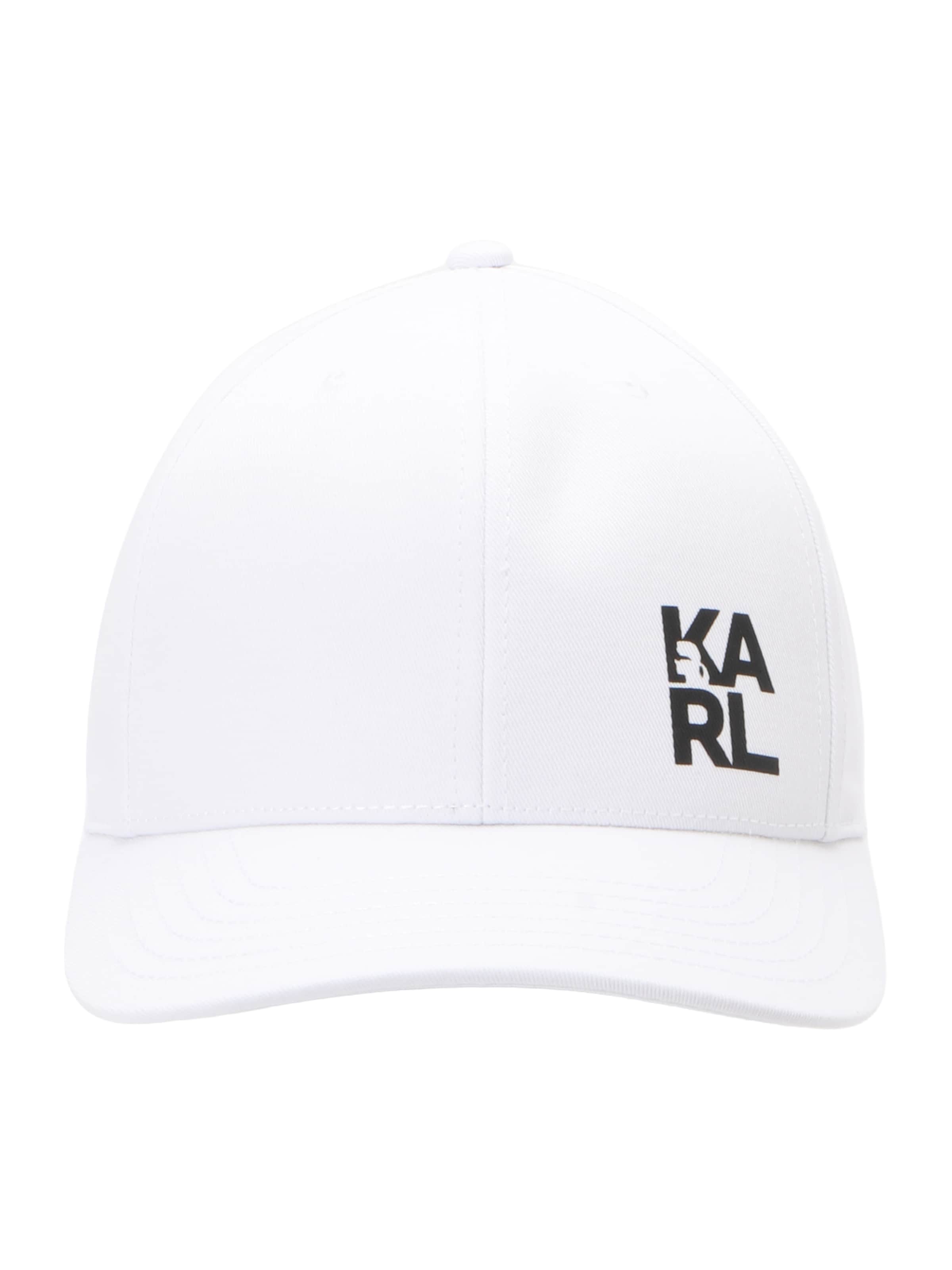 Karl Lagerfeld - Gorra en blanco: frente
