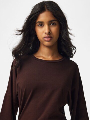 PIECES Shirt 'PCAlli' in Braun