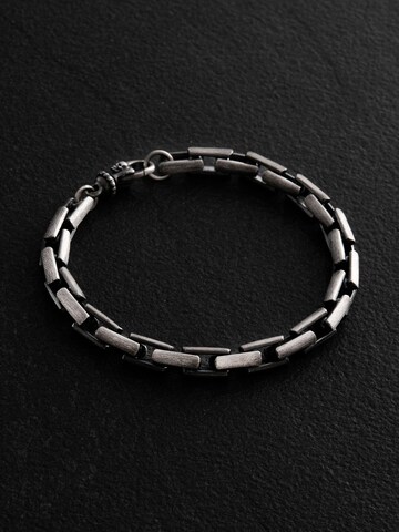 REYTEL - Pulsera 'FATUM' en plata: frente