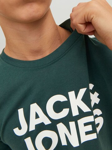 Maglietta 'ECORP' di Jack & Jones Junior in verde