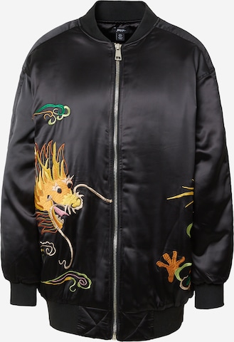 Nasty Gal Between-season jacket in Black: front