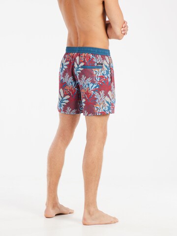 PROTEST Badeshorts 'PRTEton' in Rot