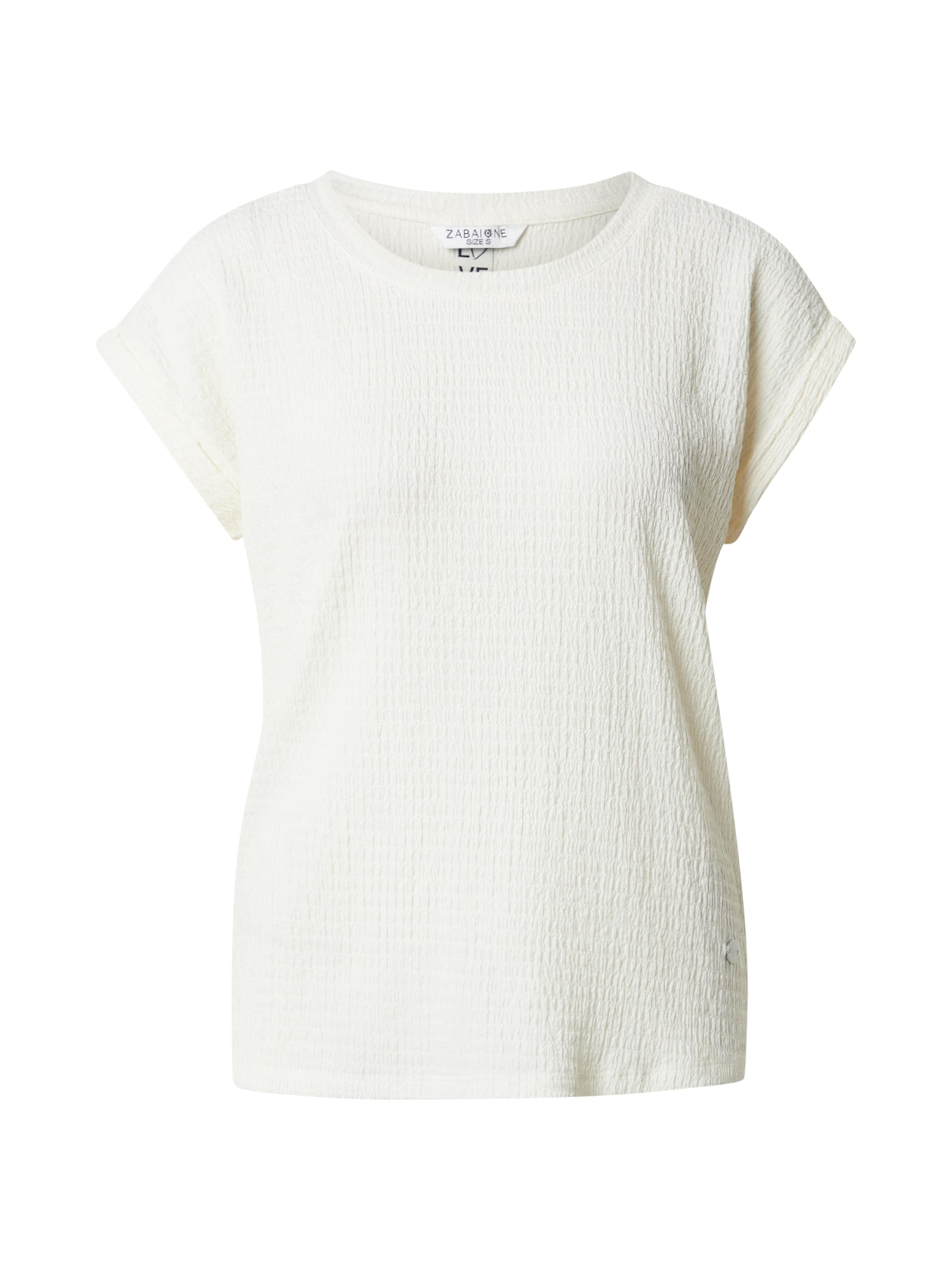 ZABAIONE Shirt 'Al44legra' in White: front