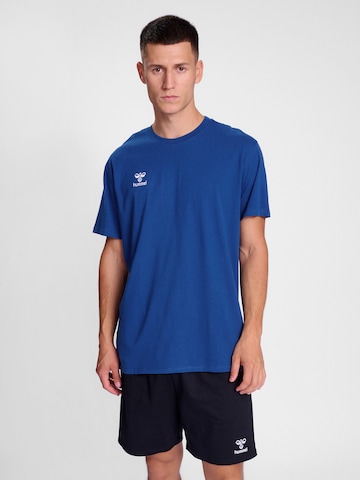 T-Shirt fonctionnel 'Go 2.0' Hummel en bleu : devant
