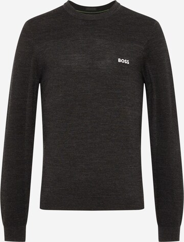 BOSS Sweater 'Romar' in Grey: front