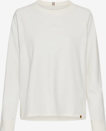 CAMEL ACTIVE Sweatshirt mit Raglanärmeln in Weiß: Vorderseite