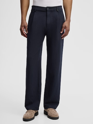 Regular Pantalon chino 'Jarod' STRELLSON en bleu : devant