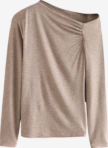 Next Shirt in Beige: front