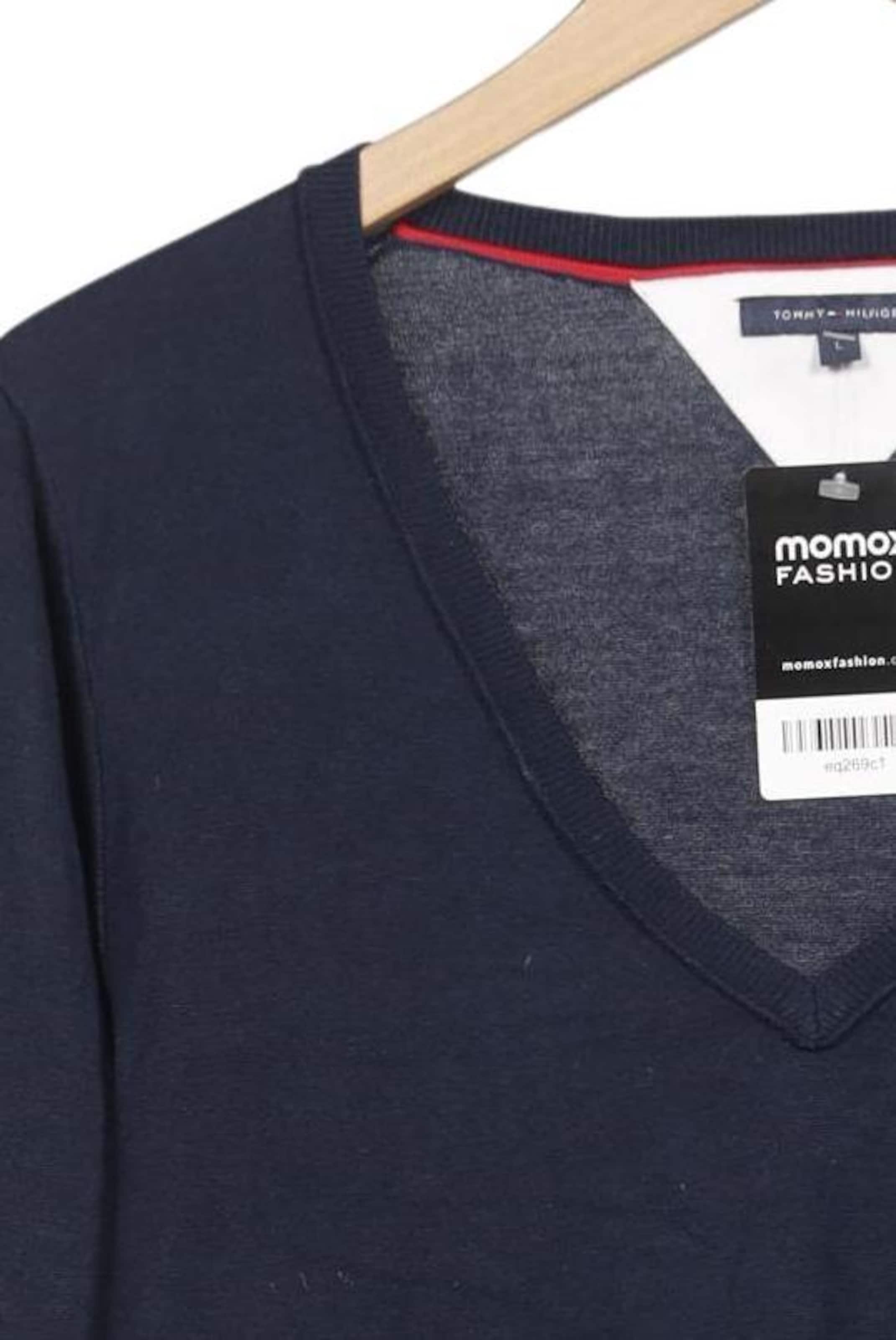 TOMMY HILFIGER Pullover L in Blau