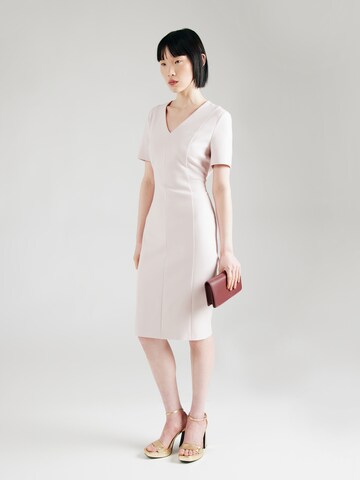 BOSS Sheath dress 'Damaisa' in Pink: front