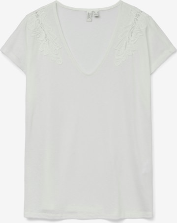 balta VERO MODA Marškinėliai 'VMBILSA': priekis