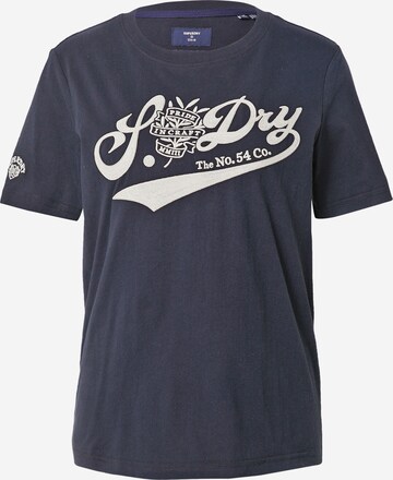 T-shirt 'Pride In Craft' Superdry en bleu : devant