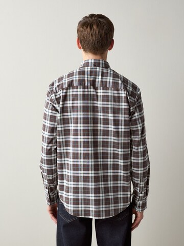 Next Средняя посадка Рубашка в Коричневый