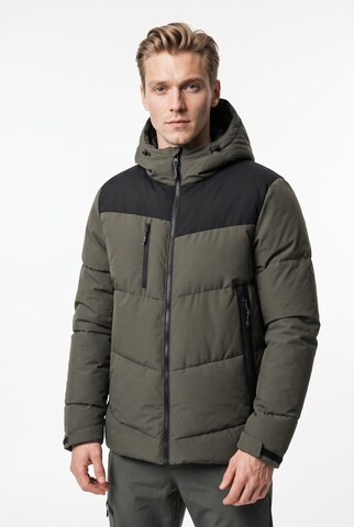 KILLTEC Outdoor jacket in Green: front