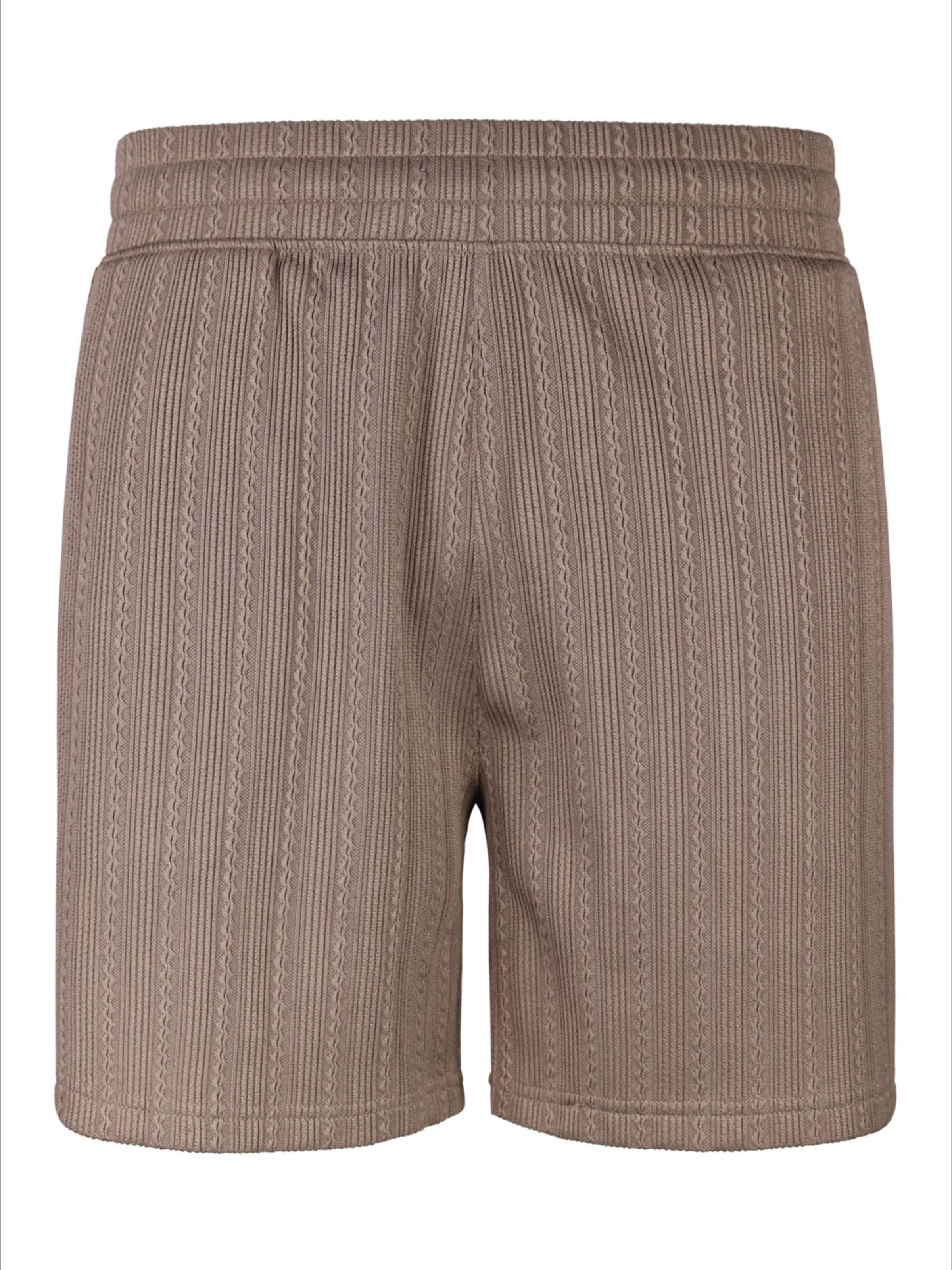 Regular Pantalon SikSilk en marron : devant