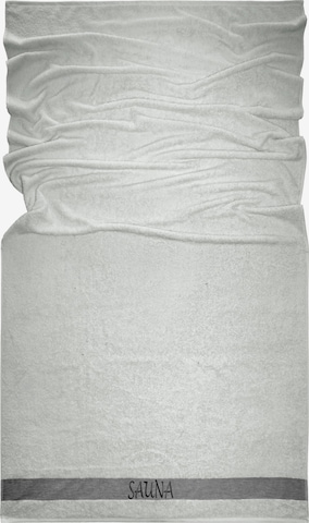Lashuma Handtuch 'Lima' in Silber: Vorderseite