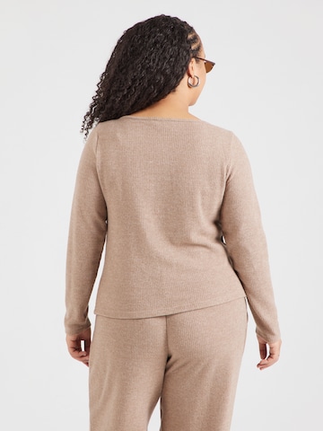 ONLY Carmakoma - Cárdigan 'CARPAOLA' en marrón