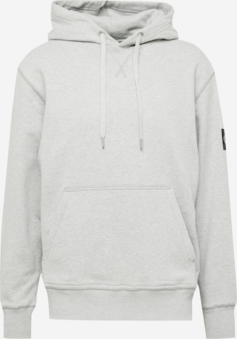 Calvin Klein Jeans Sweatshirt in Grijs: voorkant