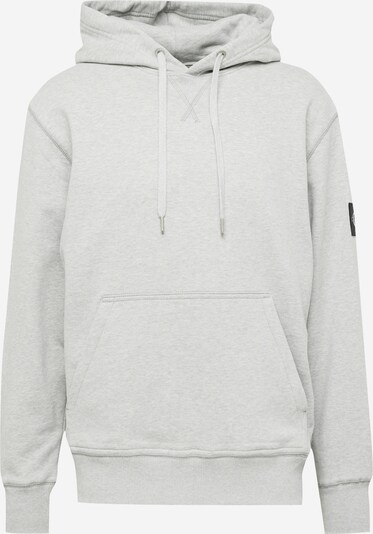 Calvin Klein Jeans Sweatshirt in hellgrau / schwarz / weiß, Produktansicht