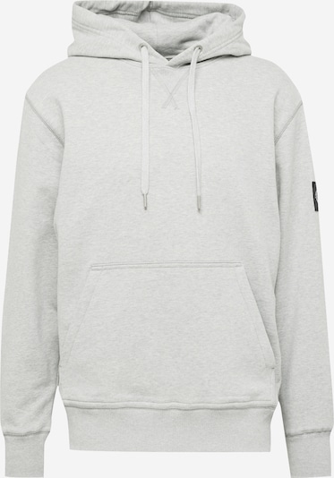 Calvin Klein Jeans Sweatshirt i lysegrå / svart / hvit, Produktvisning