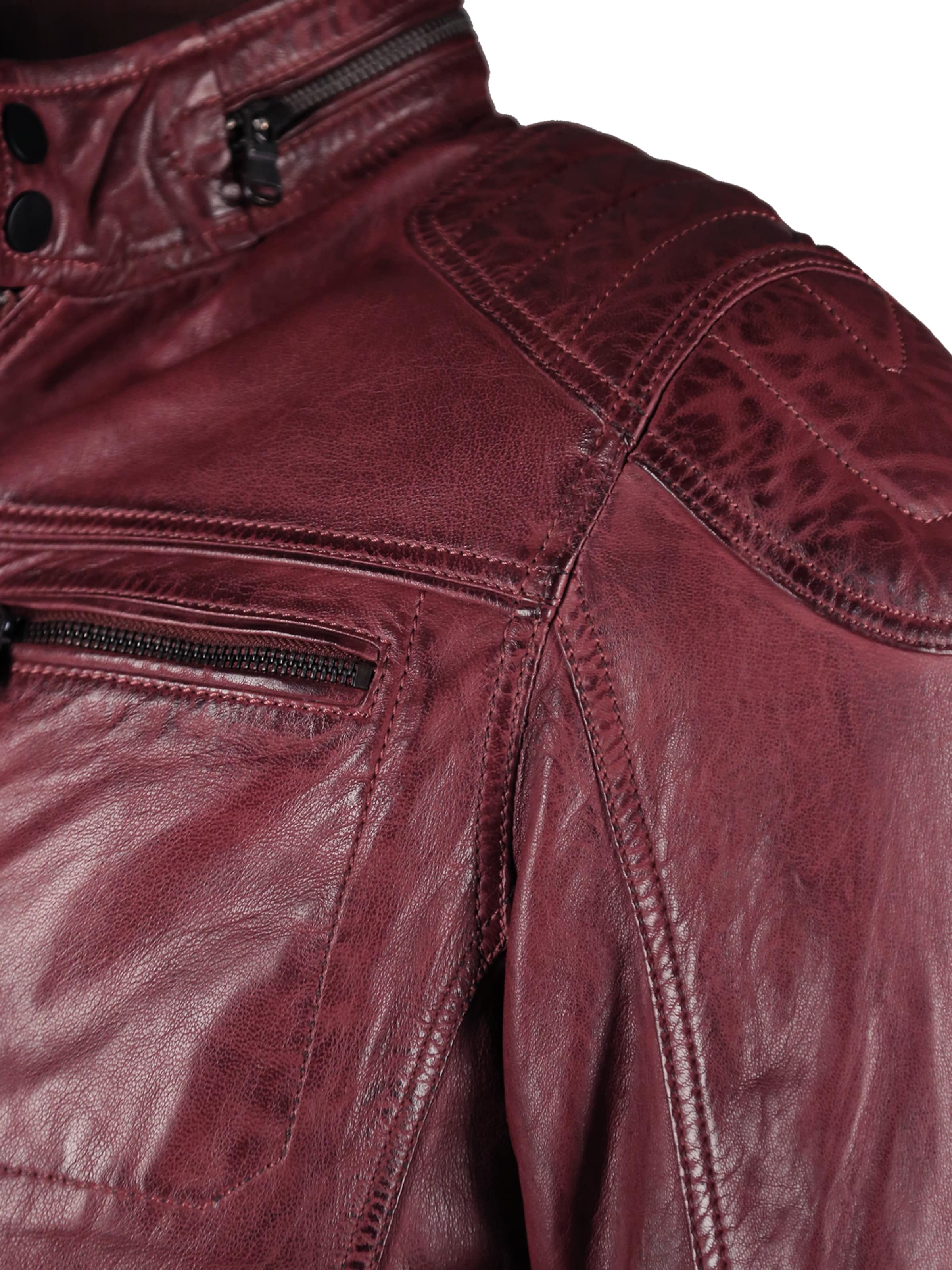 JCC Lederjacke in Rot