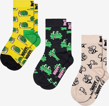 Chaussettes 'Small Friends' Happy Socks en jaune : devant