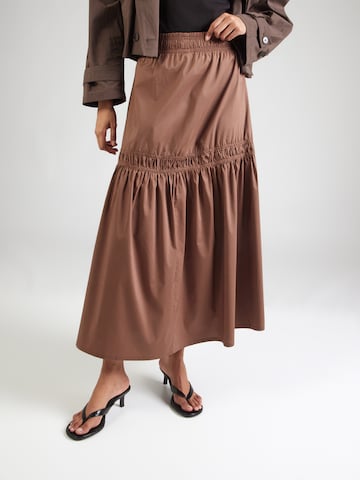 Jupe 'VMFRIBA' VERO MODA en marron : devant