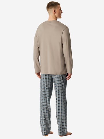 Pyjama long 'Comfort Nightwear' SCHIESSER en marron