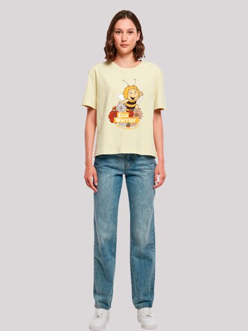 F4NT4STIC Shirt 'Eco Warrior' in Gelb