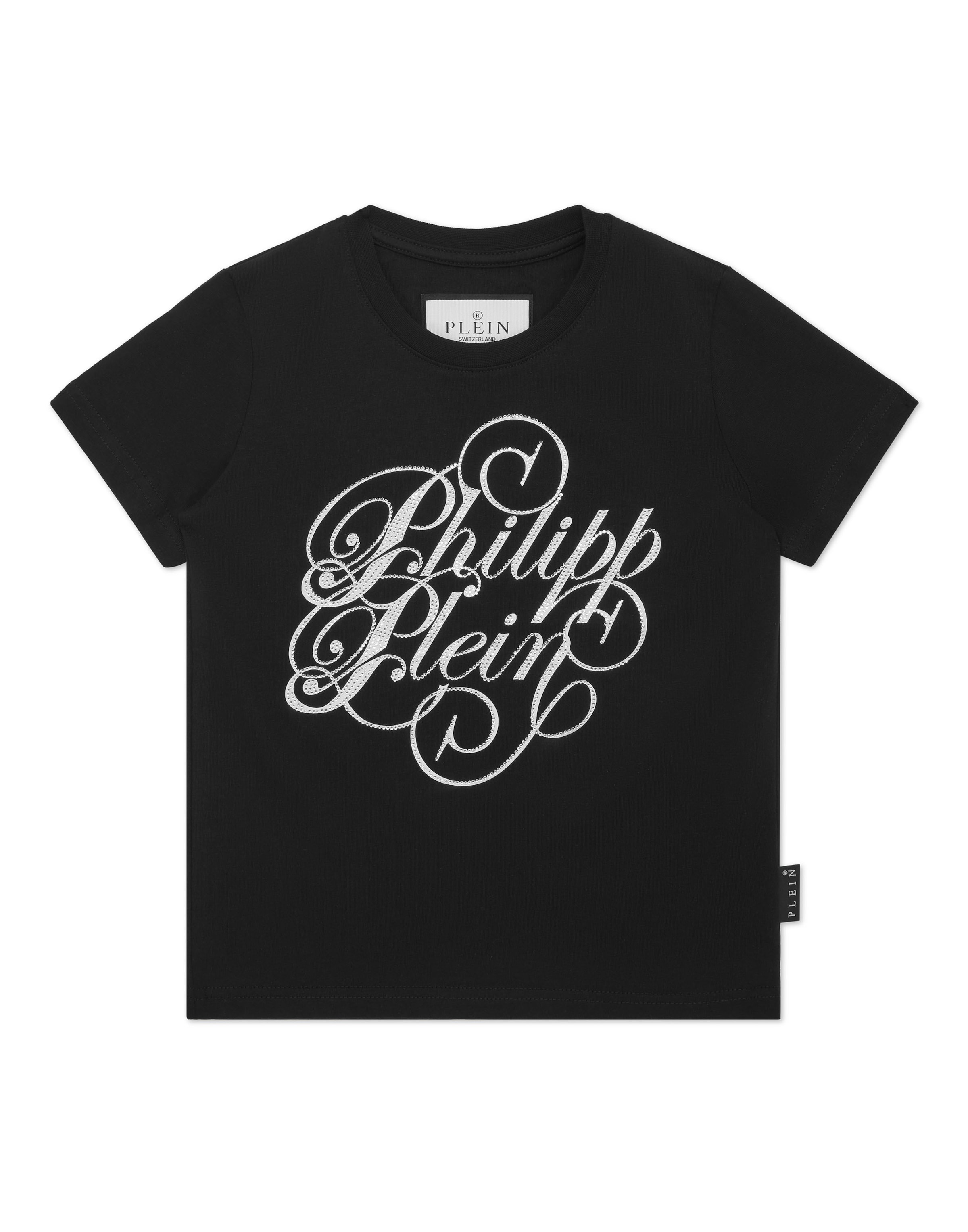 Philipp Plein - Camisola 'Coursive' em preto: frente