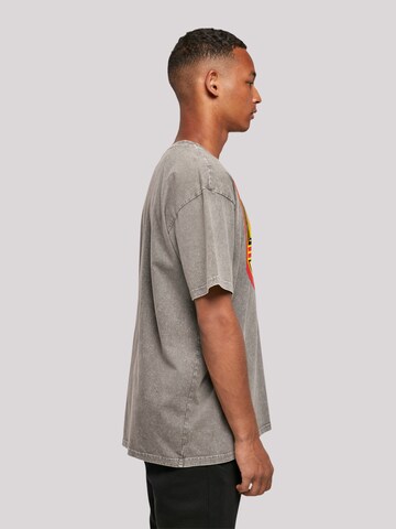 F4NT4STIC Shirt 'Kiss Rock Band' in Grey