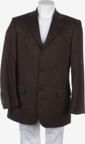 HECHTER PARIS Suit Jacket in S in Brown: front