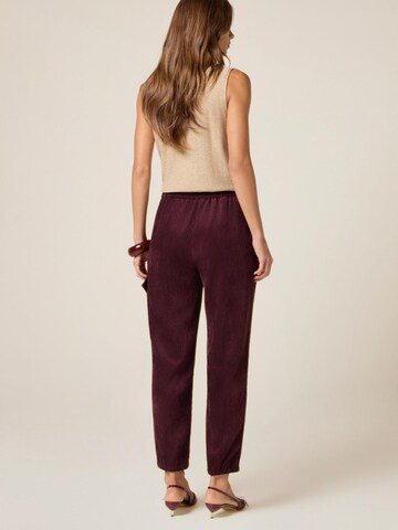Loosefit Pantalon oltre en rouge