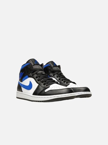 Jordan Kõrged ketsid 'Air Jordan 1 Mid White Black Royal', värv hall
